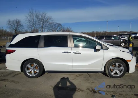 2020 Honda Odyssey Ex-L/Ex-L W/Navi Res from USA, damaged, VIN 5FNRL6H79LB030400